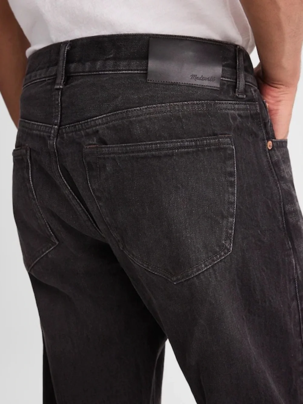 Madewell men’s The Slim Straight Jean rigid fairmount wash NY962 Sz 34 X 30 NWT